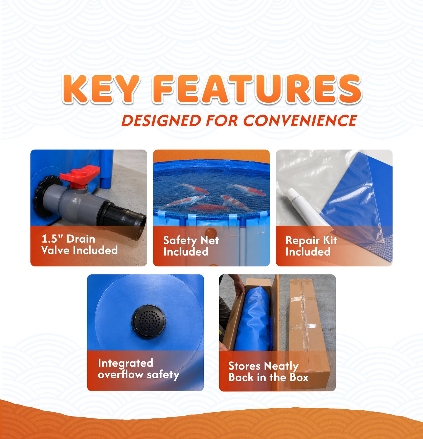 Koi Vat - Quarantine/Show Vat Various Sizes